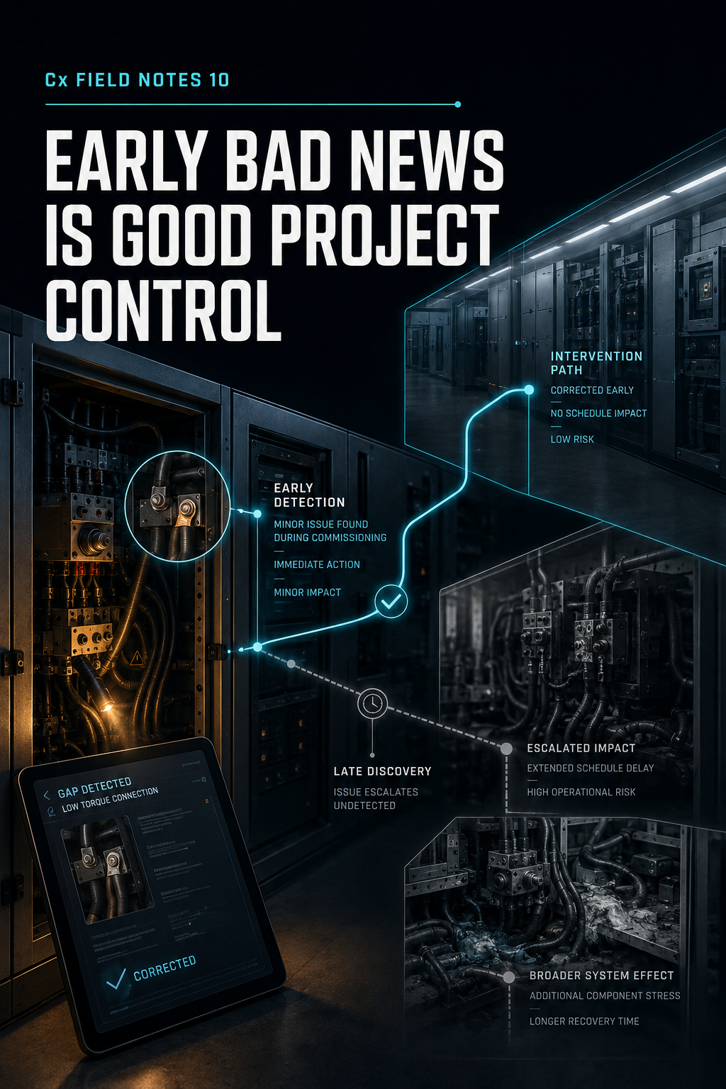 Concept illustration for Early Bad News Is Good Project Control
